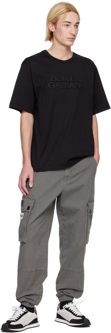 Tričko Dolce & Gabbana Dolce&Gabbana Cotton T-Shirt with Logo Čierna | G8PN9ZG7NWN, 3