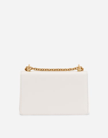Kabelka Dolce & Gabbana Dolce & Gabbana Nappa Leather DG Girls Shoulder Bag Biela | BB6498AZ80180001, 3