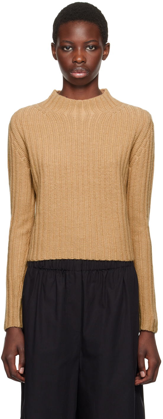 Sveter Max Mara Max Mara Aloa Mock Neck Sweater Hnedá | 2421366022600 MM12037, 0
