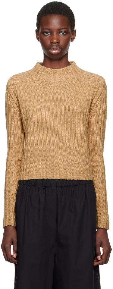 Sveter Max Mara Max Mara Aloa Mock Neck Sweater Hnedá | 2421366022600 MM12037, 0
