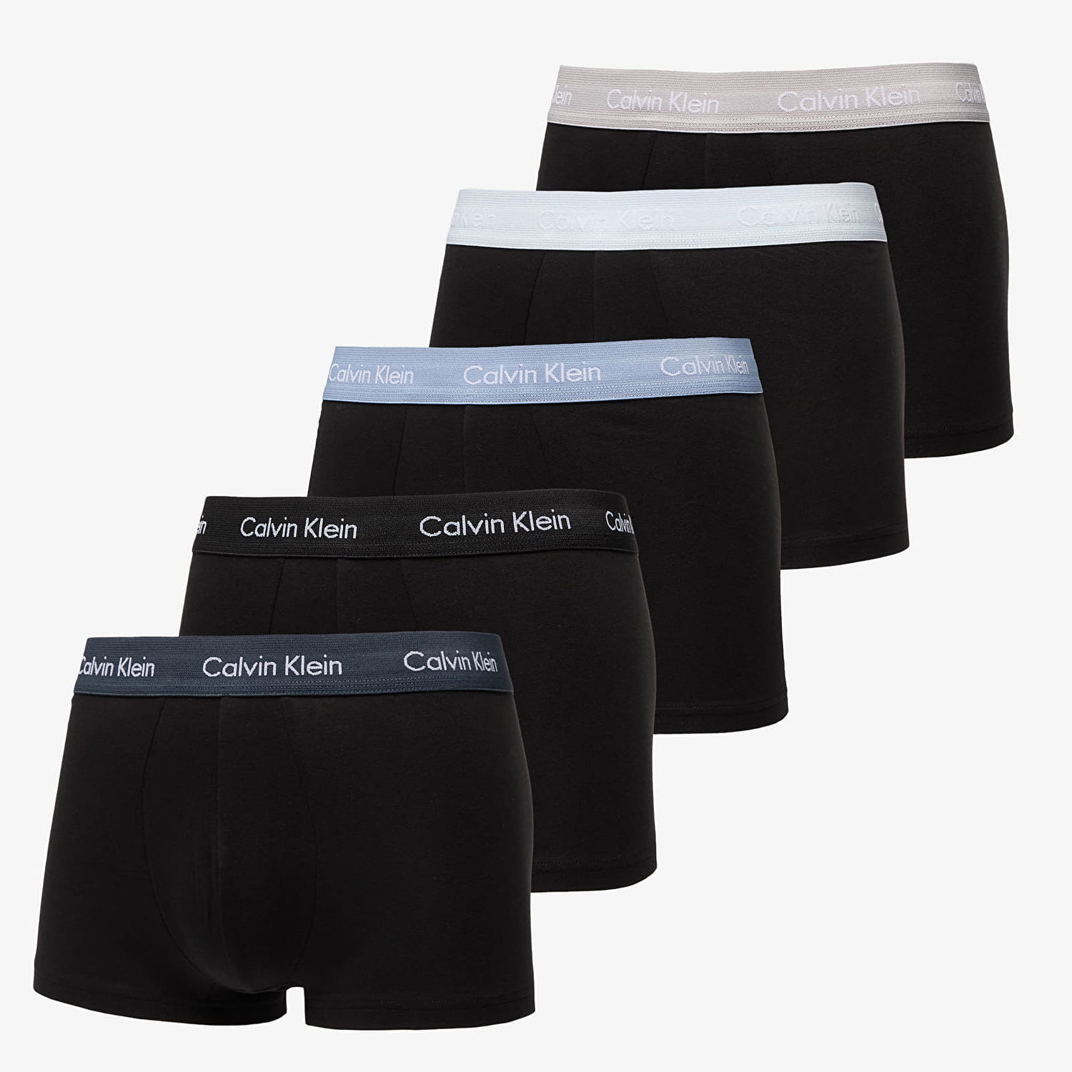 Boxerky CALVIN KLEIN Low Rise Trunk 5-Pack Black XL Čierna | NB2734A Q5M, 0