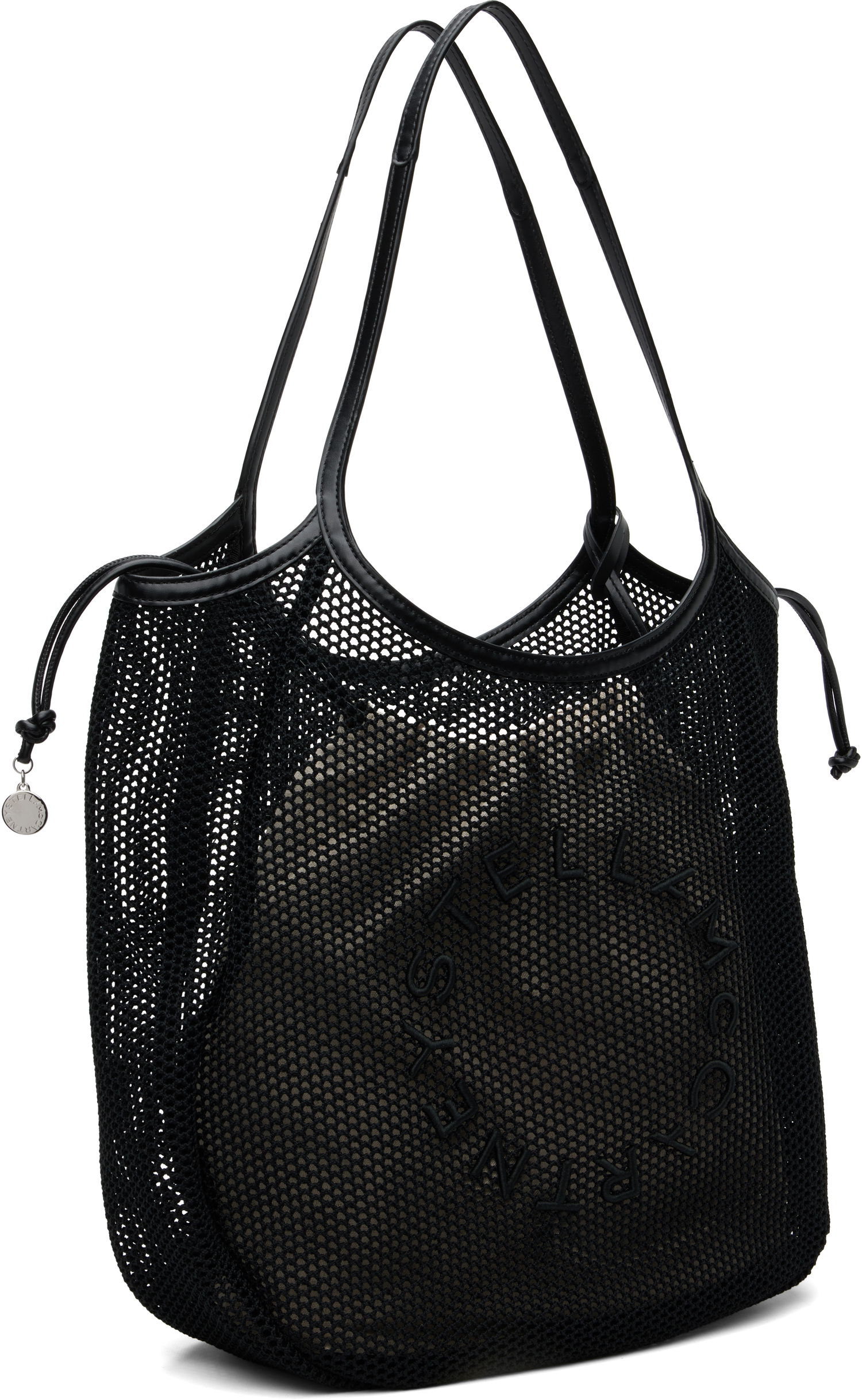 Tote bag Stella McCartney Stella McCartney Logo Mesh Tote Čierna | 7B0170WP0595, 1