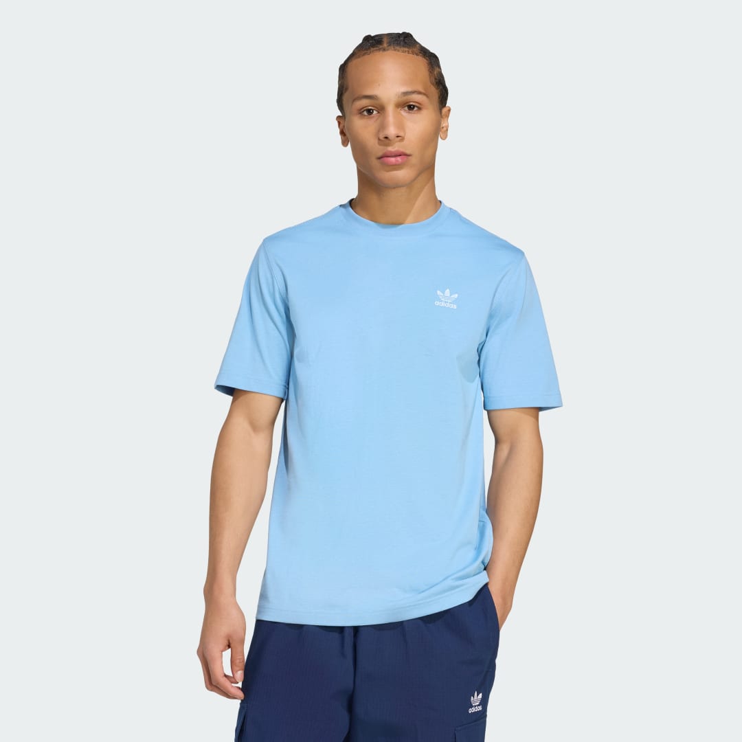 Tričko adidas Performance Trefoil Essentials T-Shirt Modrá | JV5939, 0