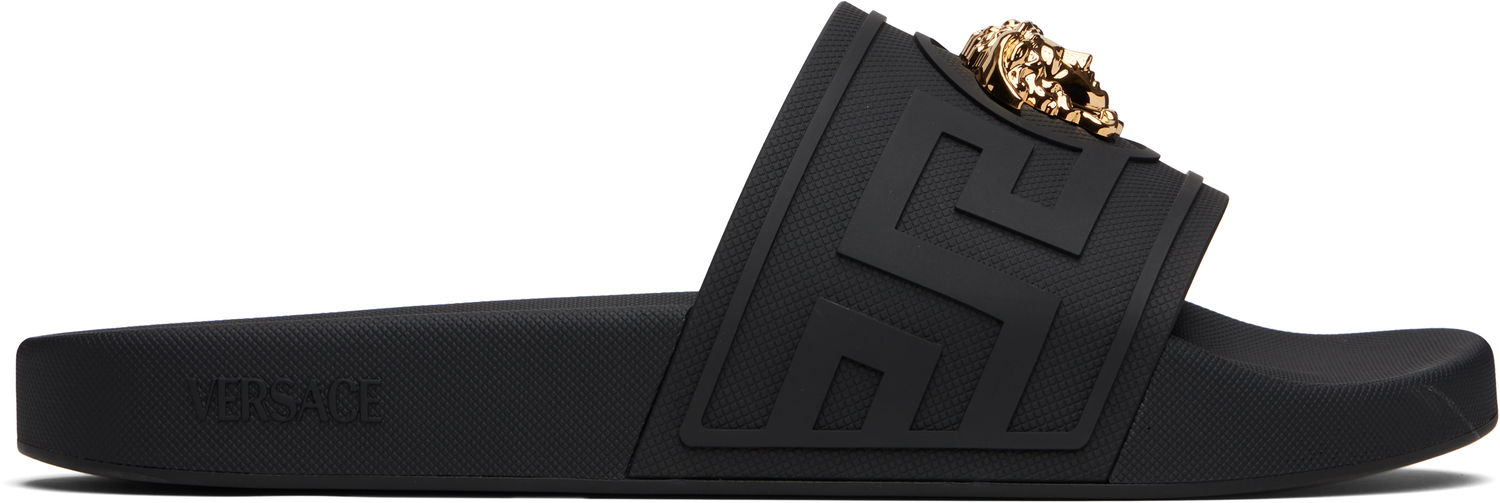 Tenisky a topánky Versace Versace 'La Medusa' Slides Čierna | 1020535_1A15481, 0