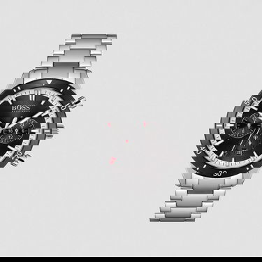 Hodinky BOSS Santiago Chronograph Wrist Watch with Metal Bracelet Metalická | 1513862, 1