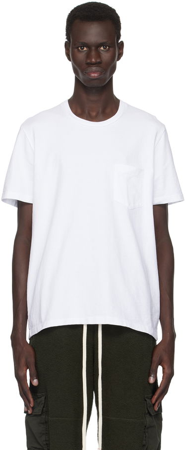 Tričko LES TIEN Les Tien Heavyweight Classic Pocket Tee Biela | HV-2002, 0