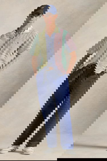 Košeľa Polo by Ralph Lauren Seersucker Patchwork Stripe Camp Collar Sport Shirt Regular Fit Rôznofarebný | 710964421, 2