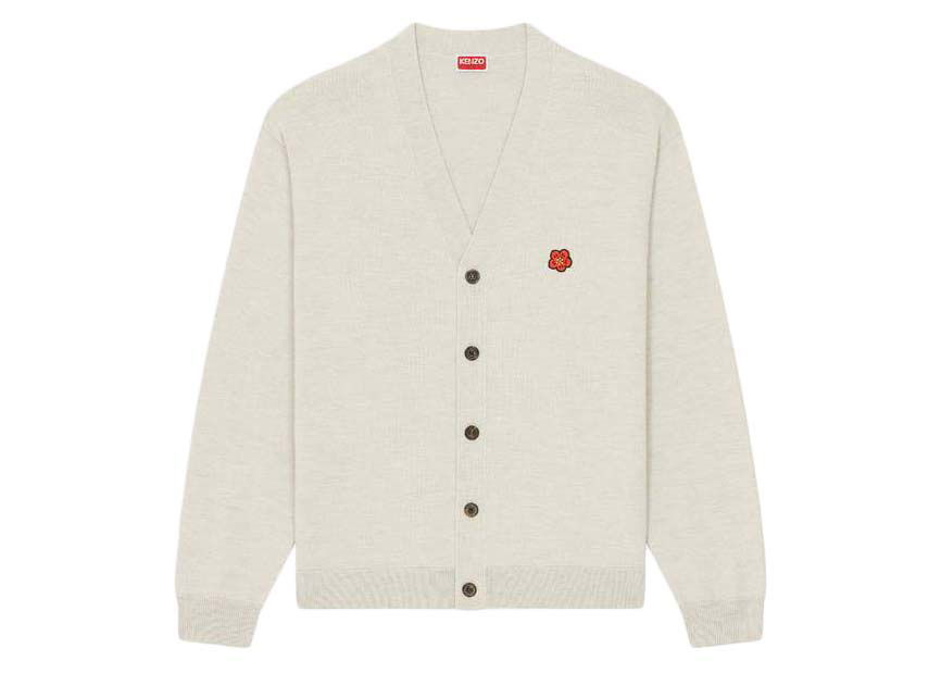 Sveter KENZO Boke Flower Embroidered Cardigan Biela | FE55CA3813LB-99J, 0