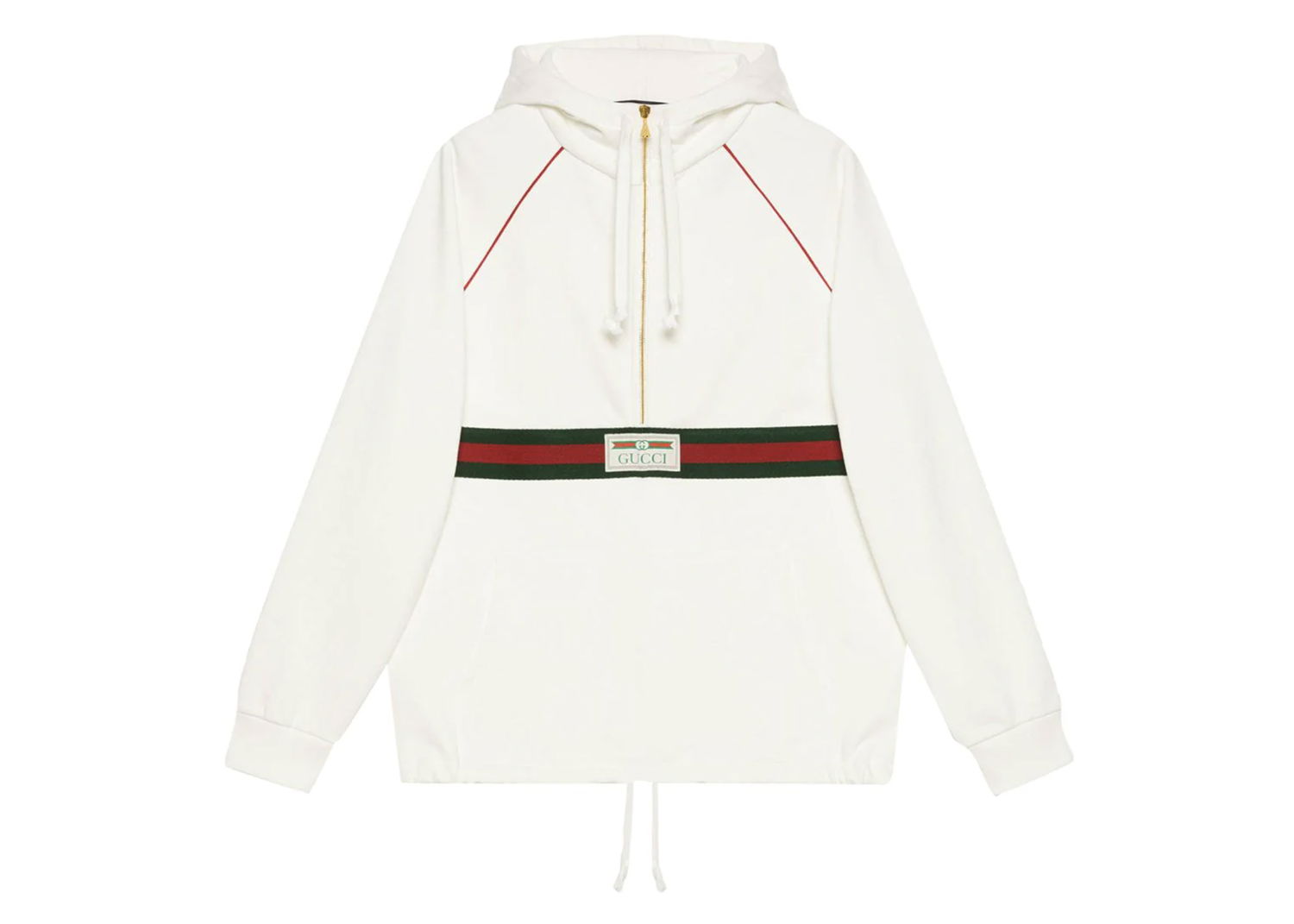 Vetrovka Gucci Label Cotton Canvas Windbreaker Jacket White Biela | 594861 XDAX3 9061, 0