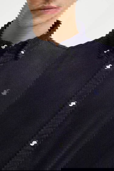 Košeľa Carhartt WIP Long Sleeve Madison Corduroy Shirt Regular Fit Button-down Collar Navy | I029958.0FHXX, 3