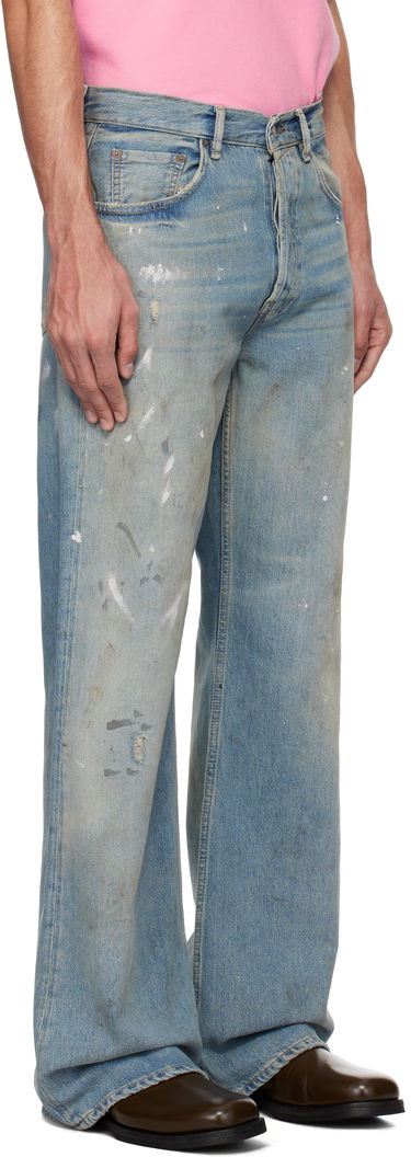 Džínsy Acne Studios Acne Studios Loose Fit 2021M Jeans Modrá | B00389-, 1