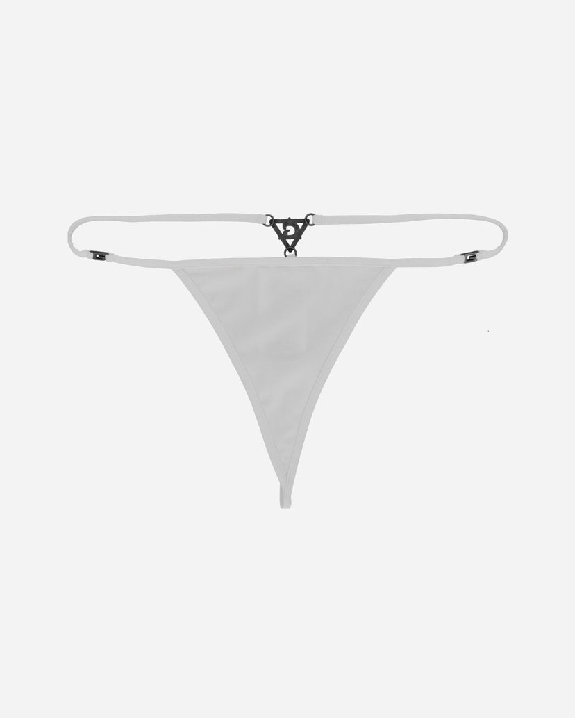 Spodná bielizeň a ponožky GUESS Triangle Thong Alabaster White Šedá | W4GZ01KBBA0 G046