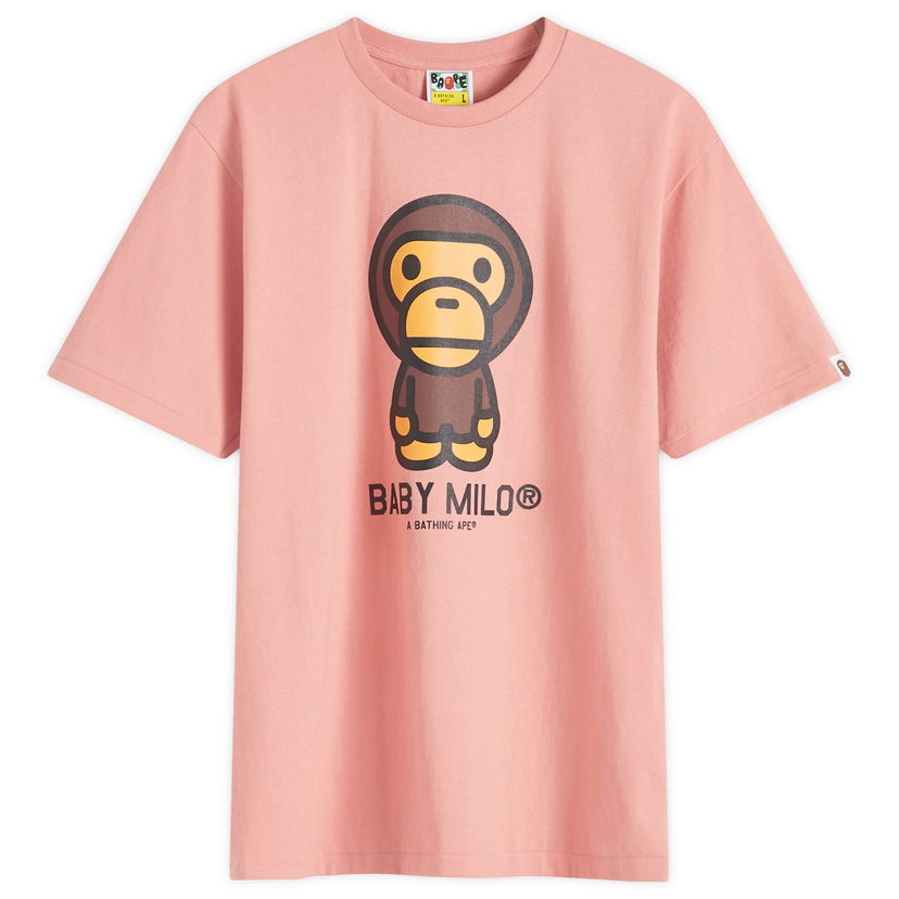 Tričko BAPE A Bathing Ape Baby Milo T-Shirt Ružová | 002TEK301001M-PNK