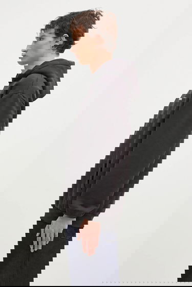 Mikina Butter Goods Plain Basic Pullover Hood Čierna | BG243203, 1