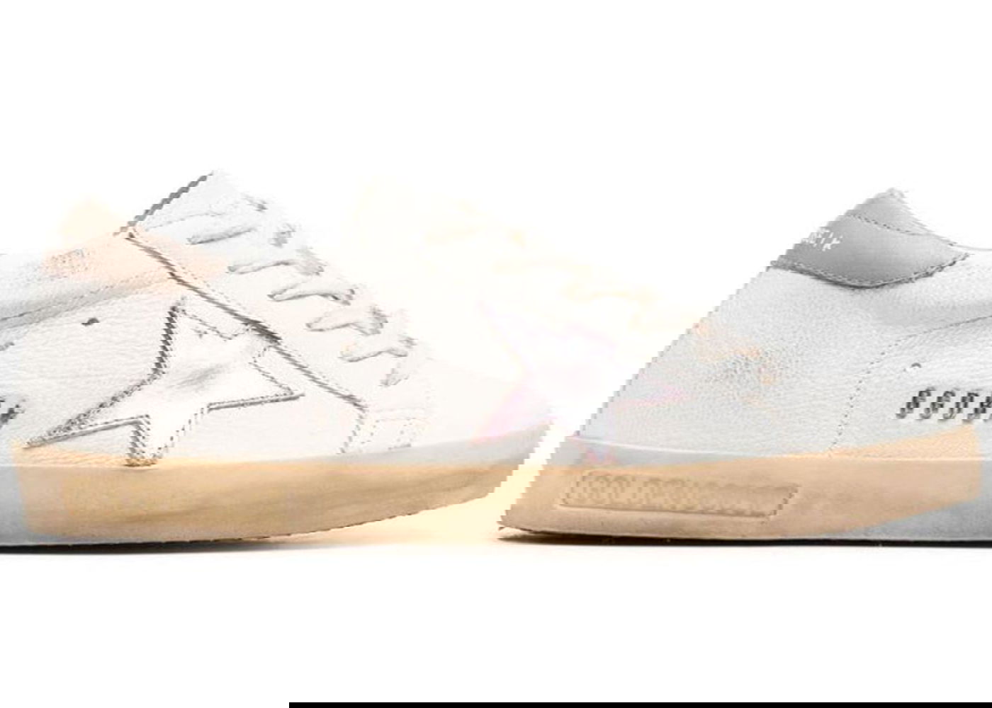 Tenisky a topánky Golden Goose Super-Star White Antique Pink Metallic W Biela | GWF00101.F004065.11373, 0