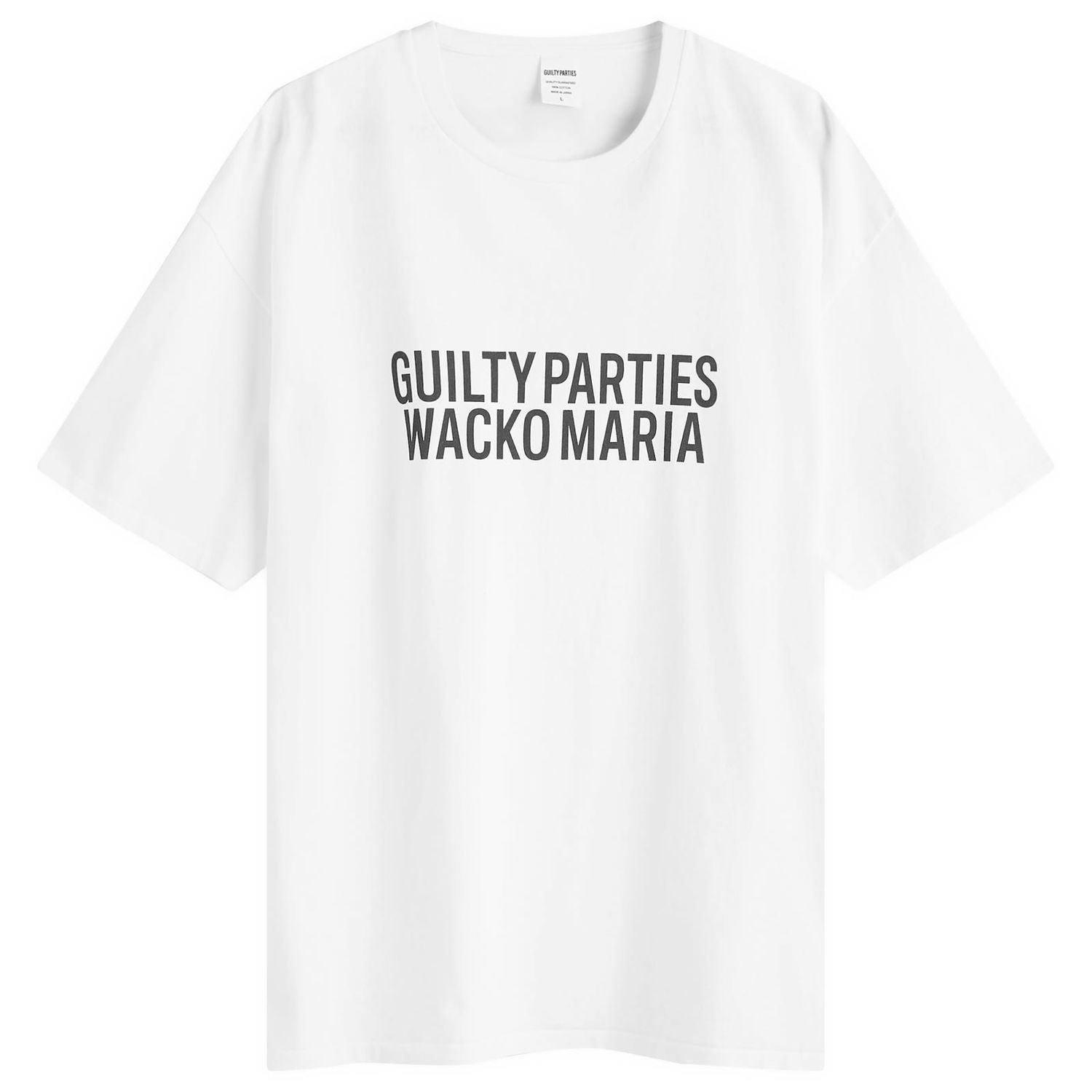 Tričko WACKO MARIA Logo T-Shirt Biela | 24FWE-WMT-WT01-WHT, 0