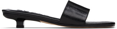 Doplnky BY FAR BY FAR Ceni Eel Embossed Leather Heeled Sandals Čierna | MWFHO014CL036BK001PL, 0