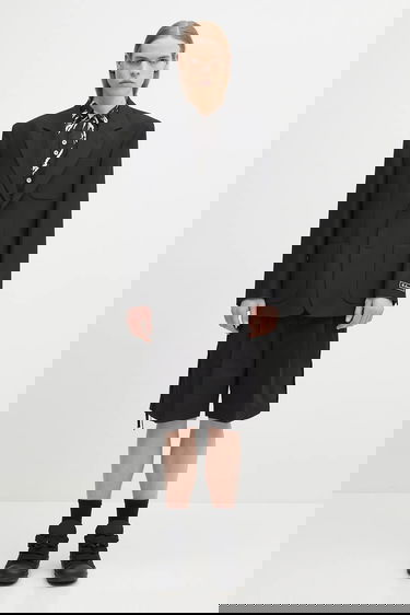 Košeľa Wales Bonner Wales Bonner Highlife Bowling Relaxed Fit Classic Collar Short Sleeve Abstract Print Shirt Čierna | MS25SH08.VI05.9900, 4