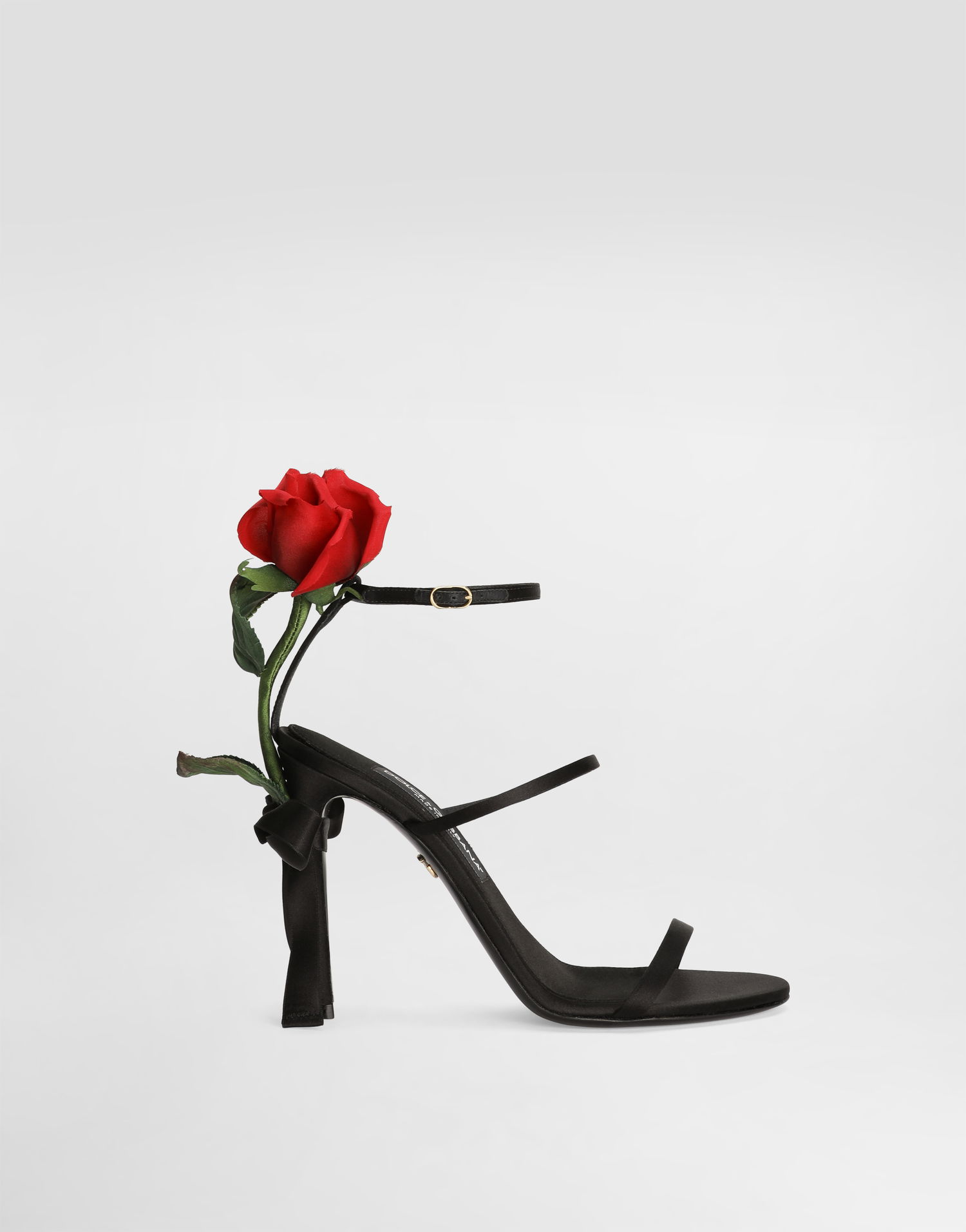 Doplnky Dolce & Gabbana Dolce & Gabbana Satin Rose Embellished Heels Čierna | CR1817A763080999, 0