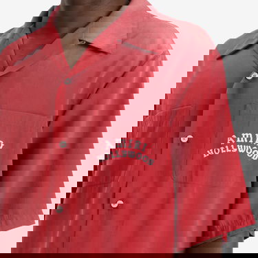 Košeľa AMIRI AMIRI Hollywood Bowling Shirt, Size Large Červená | AMSTCA1154-VarsityRed, 5