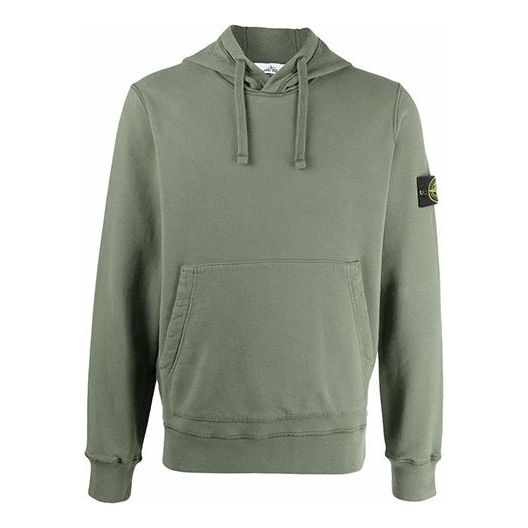 Mikina Stone Island Stone Island Men's Pullover Hoodie Zelené | 731564120-V0059, 0