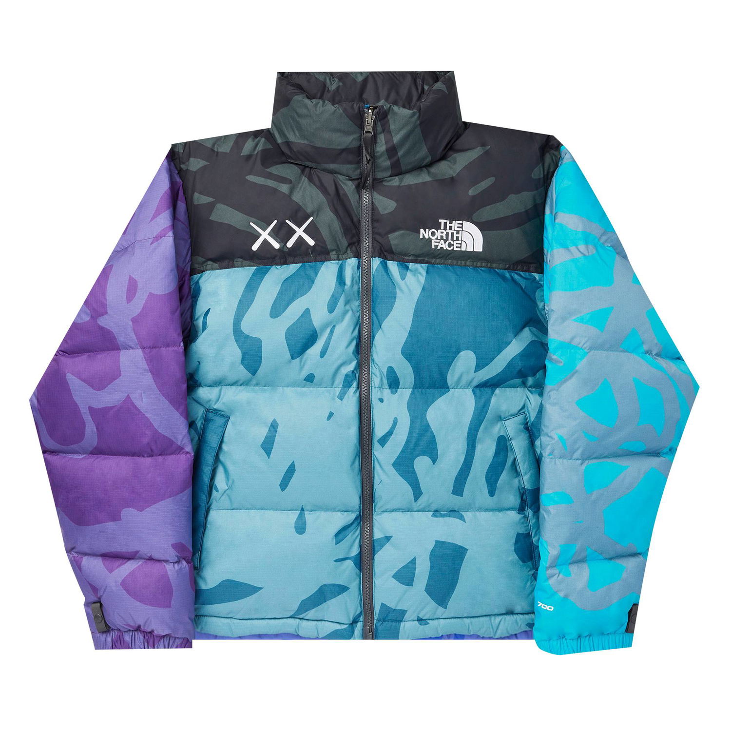 Prešívaná bunda The North Face KAWS x Retro 1996 Nuptse Puffer Jacket Rôznofarebný | NF0A7WLU75S, 1