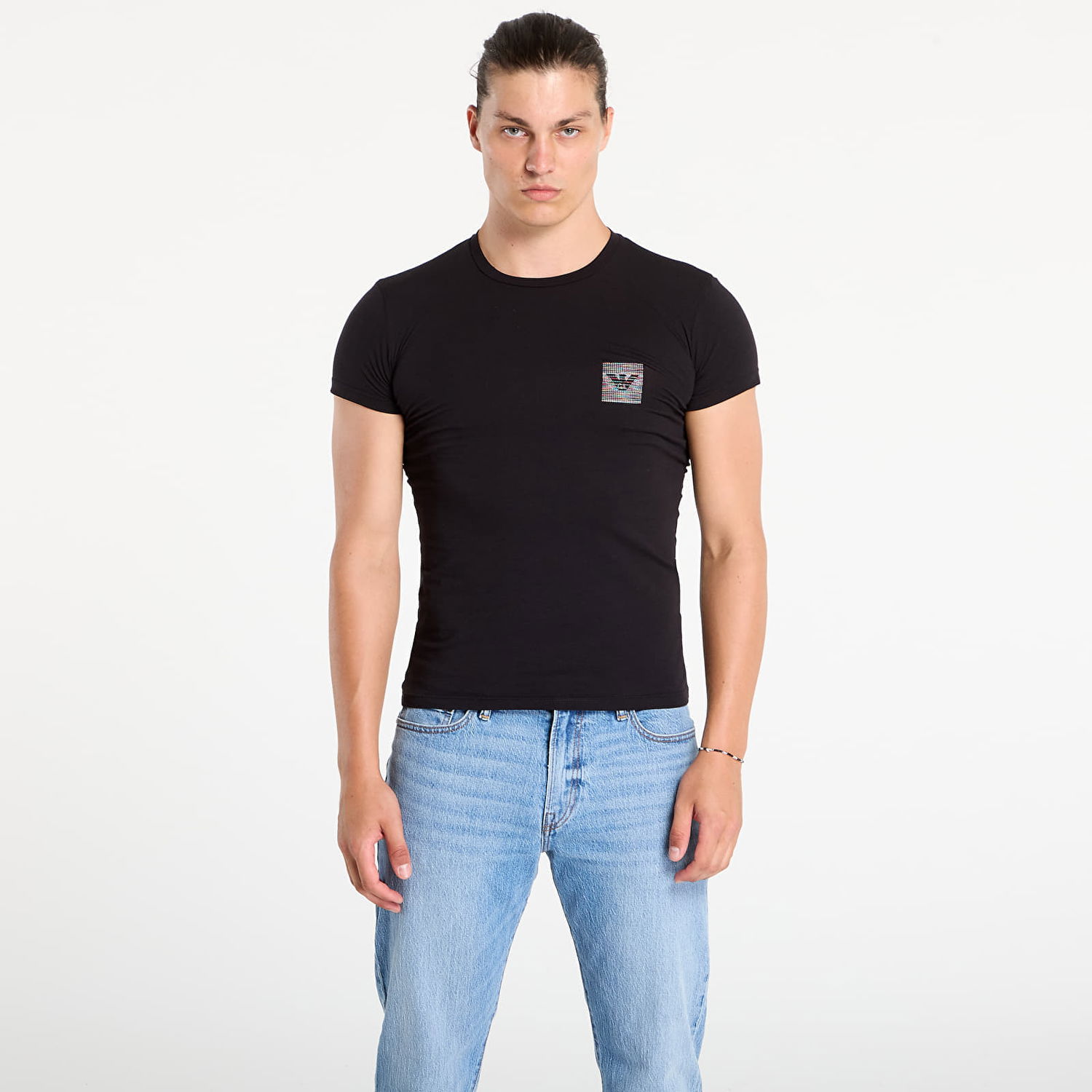 Tričko Emporio Armani EA7 Emporio Armani Crew Neck T-Shirt Čierna | EM000375AF10798UC001, 0