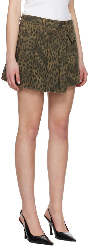 Sukňa Andersson Bell Leopard Pleated Wrap Skort Rôznofarebný | apa830w, 1