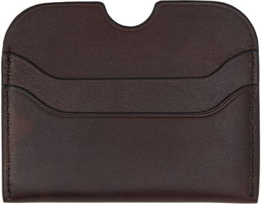 Peňaženka Acne Studios Leather Card Holder Hnedá | CG0268-, 1