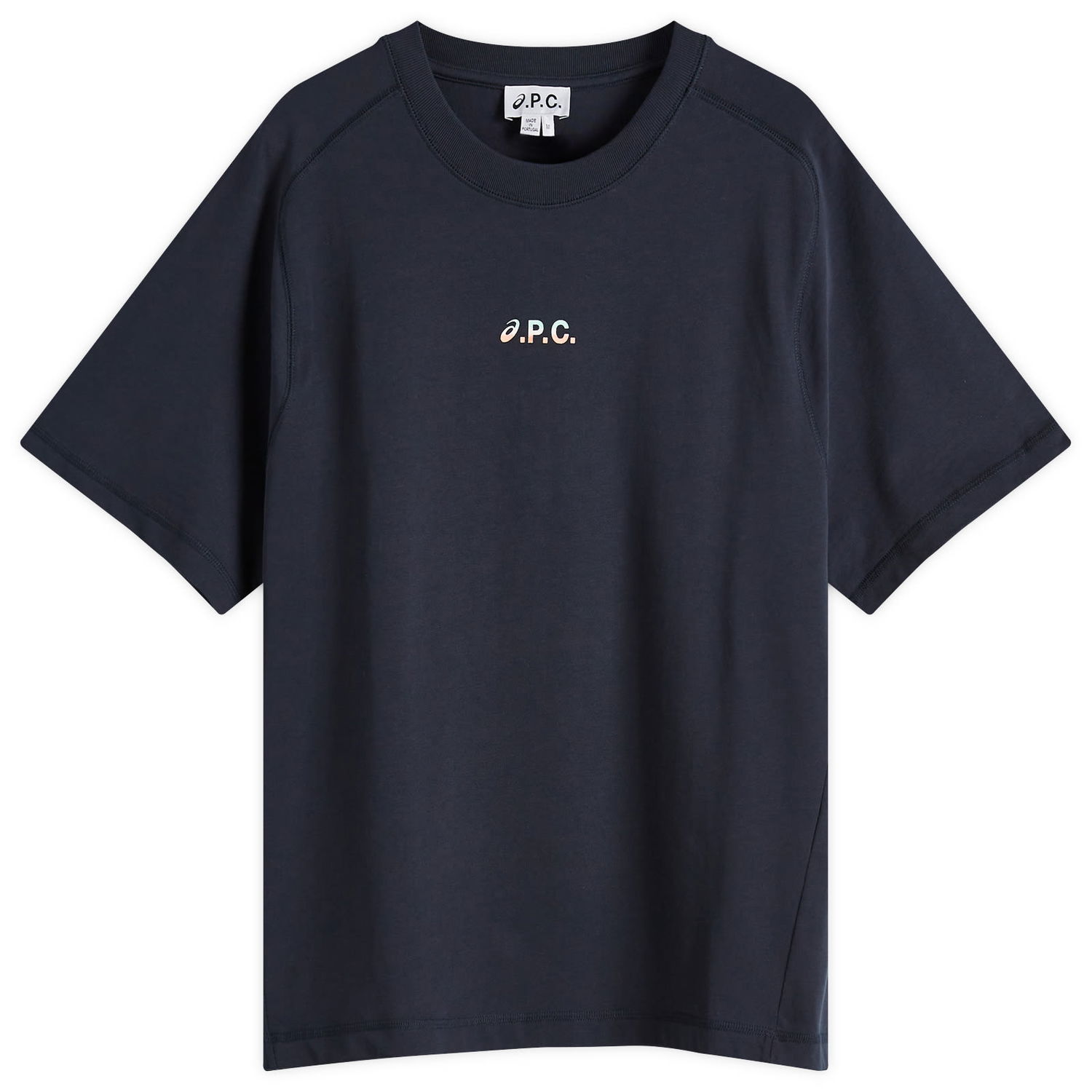 Tričko A.P.C. Men's x Wind Logo T-Shirt, Size Small Navy | COEAV-H26453-IAK, 0
