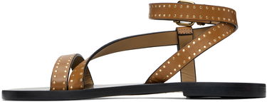 Tenisky a topánky ISABEL MARANT Isabel Marant Jopee Studded Leather Sandals Hnedá | SD0228FA-C1B05S, 2
