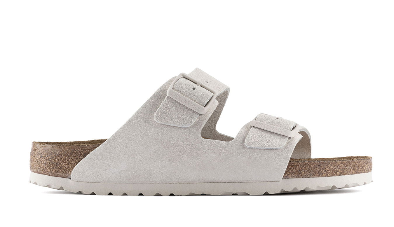 Tenisky a topánky Birkenstock Arizona Soft Footbed Suede Leather Narrow Fit Biela | 1024516, 0