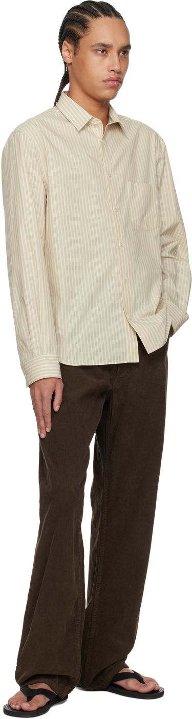 Košeľa The Row The Row Ashford Striped Shirt Béžová | 851-W3585, 3