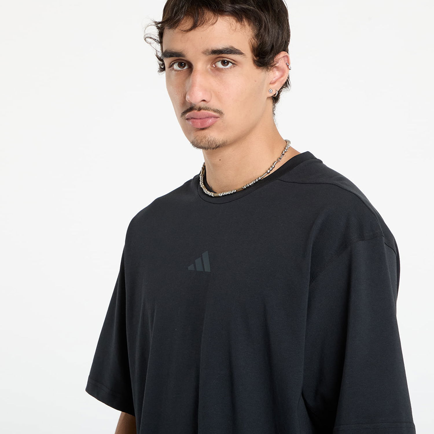 Tričko adidas Performance Power Oversize T-shirt Šedá | JN3680, 1