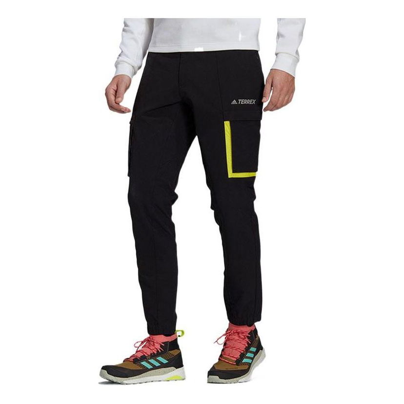 Cargo nohavice adidas Originals Multi Pocket Hiking Pants Čierna | GR9976
