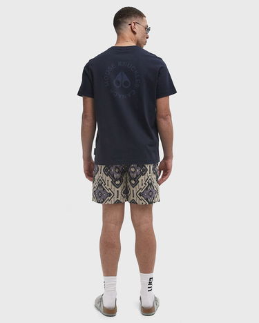 Tričko Moose Knuckles Moose Knuckles Off Island T-Shirt Navy | M15MT770-833, 2