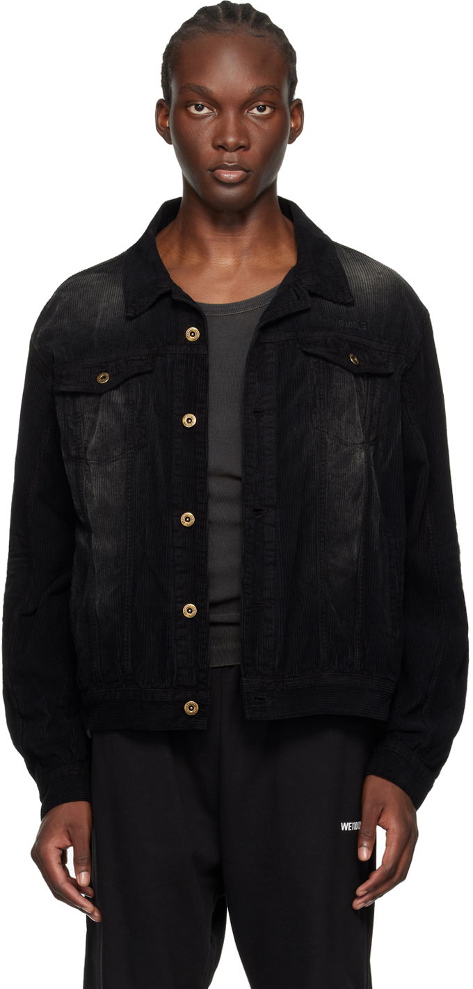 Bunda We11done We11done Faded Corduroy Jacket Čierna | WD-JK2-24-082-U-BK, 0