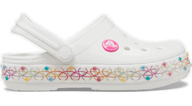 Tenisky a topánky Crocs Crocband™ Necklace Band Biela | 208270-94S, 0
