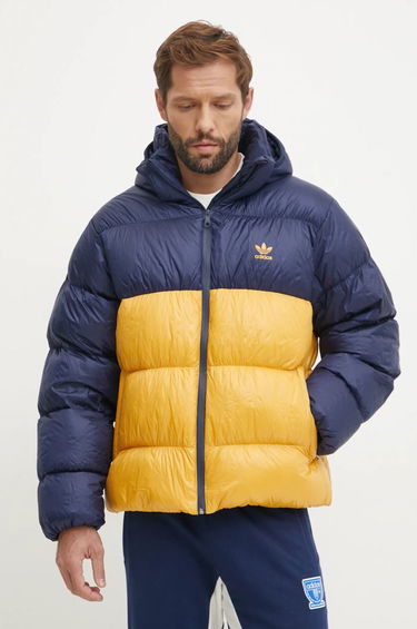 Prešívaná bunda adidas Originals Oversized Down Puffer Jacket Modrá | IW3451, 0