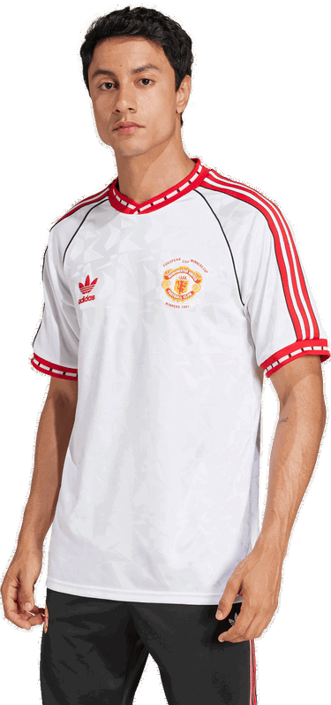 Dres adidas Performance Manchester United '91 Jersey Biela | JF0376, 3