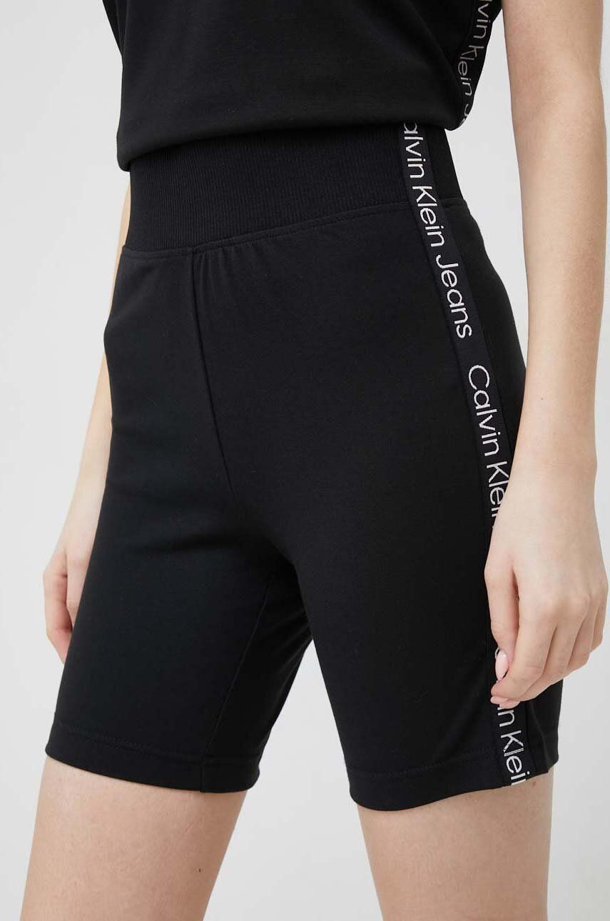 Šortky CALVIN KLEIN High Waisted Shorts Čierna | J20J220683.PPYX, 0