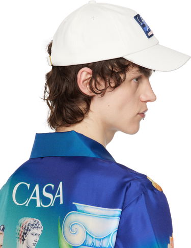 Šiltovka Casablanca Casablanca Greek Temple Baseball Cap Biela | APS25-HAT-002-04, 2