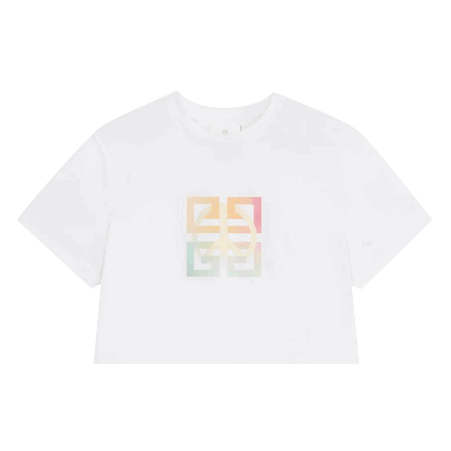 Crop Top Givenchy Cropped Masculine T-Shirt Biela | BW709X3Z9Y 100, 0
