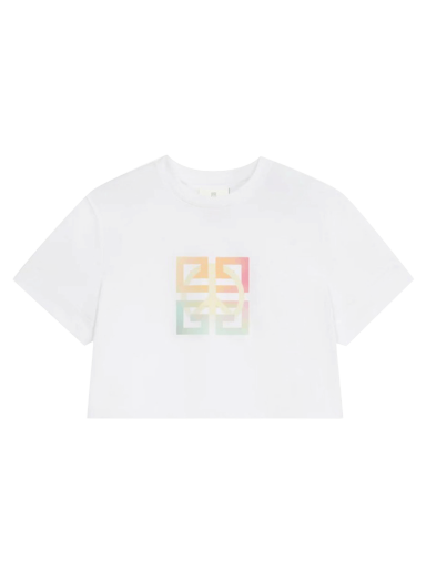 Crop Top Givenchy Cropped Masculine T-Shirt Biela | BW709X3Z9Y 100
