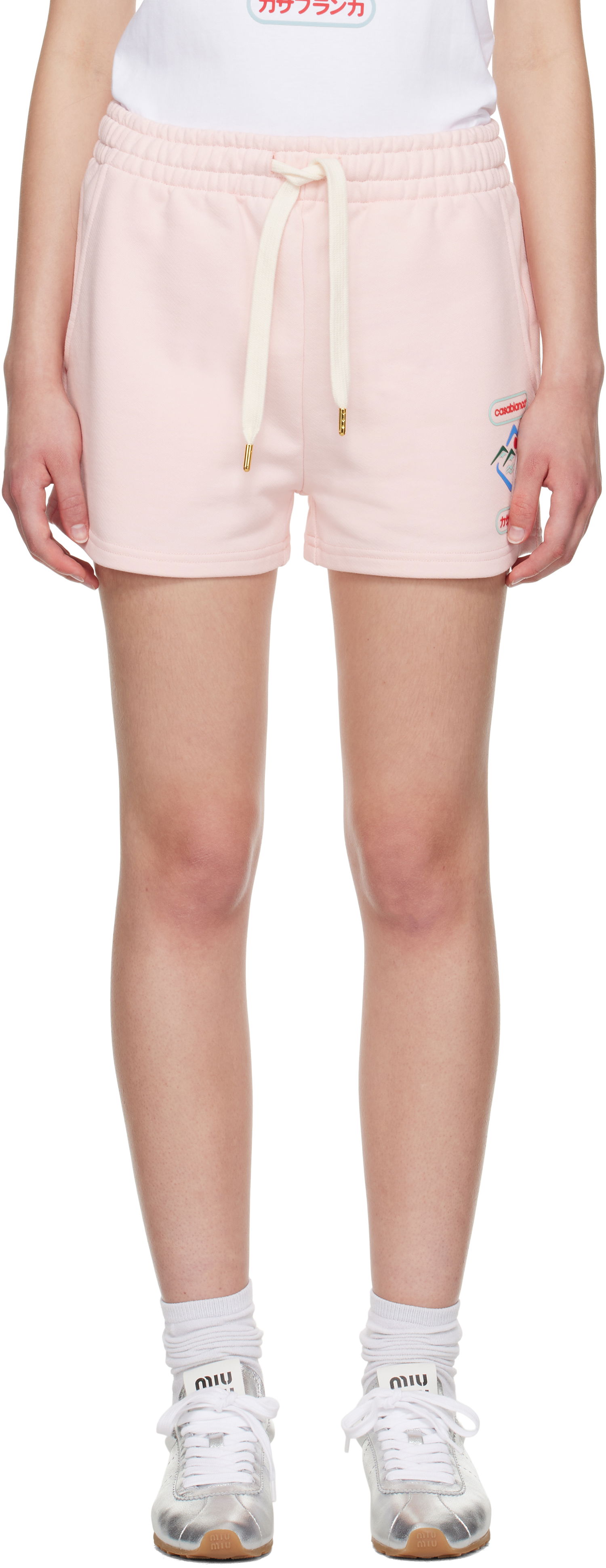 Šortky Casablanca Casablanca Montagne Sportif Shorts Ružová | WPF25-JTR-186-04, 0