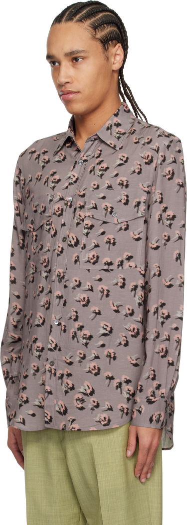 Košeľa Paul Smith Paul Smith Casual Fit Floral Shirt Šedá | M1R-389Z-P02577-55, 3