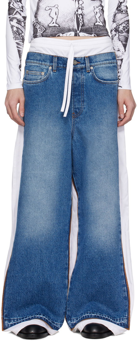 Gaultier 'The Trompe L'œil' Denim Trousers