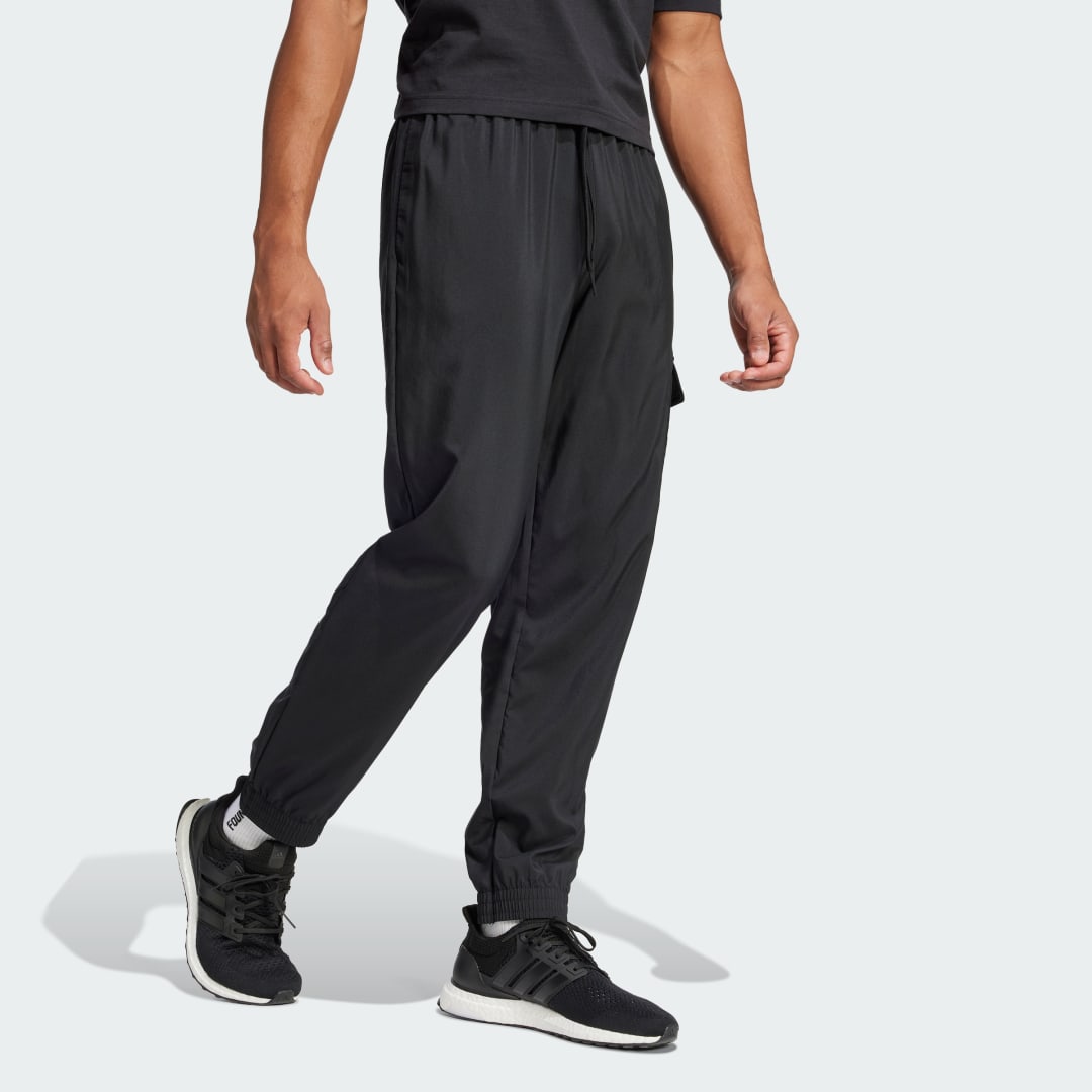 Cargo nohavice adidas Performance Essentials Small Logo Cargo Pants Čierna | JF3538, 1