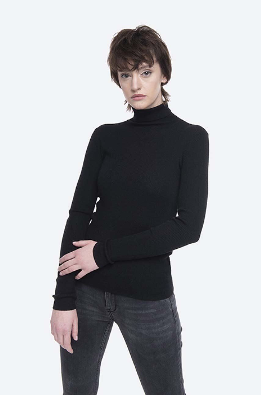 Sveter NORSE PROJECTS Turtleneck Merino Sweater Čierna | NW45.0167.9999, 0