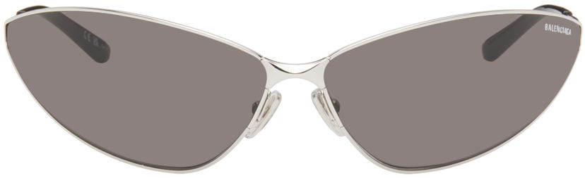 Slnečné okuliare Balenciaga Razor Cat Sunglasses Šedá | BB0315S-004